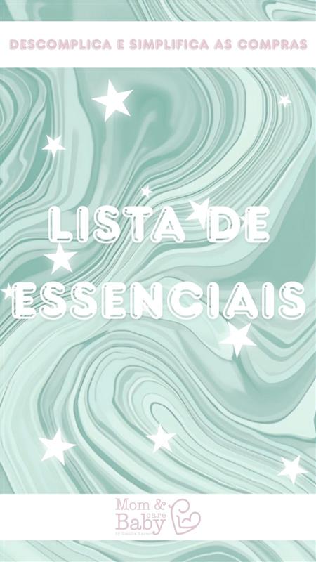 Lista de Essenciais Mom & Baby Care