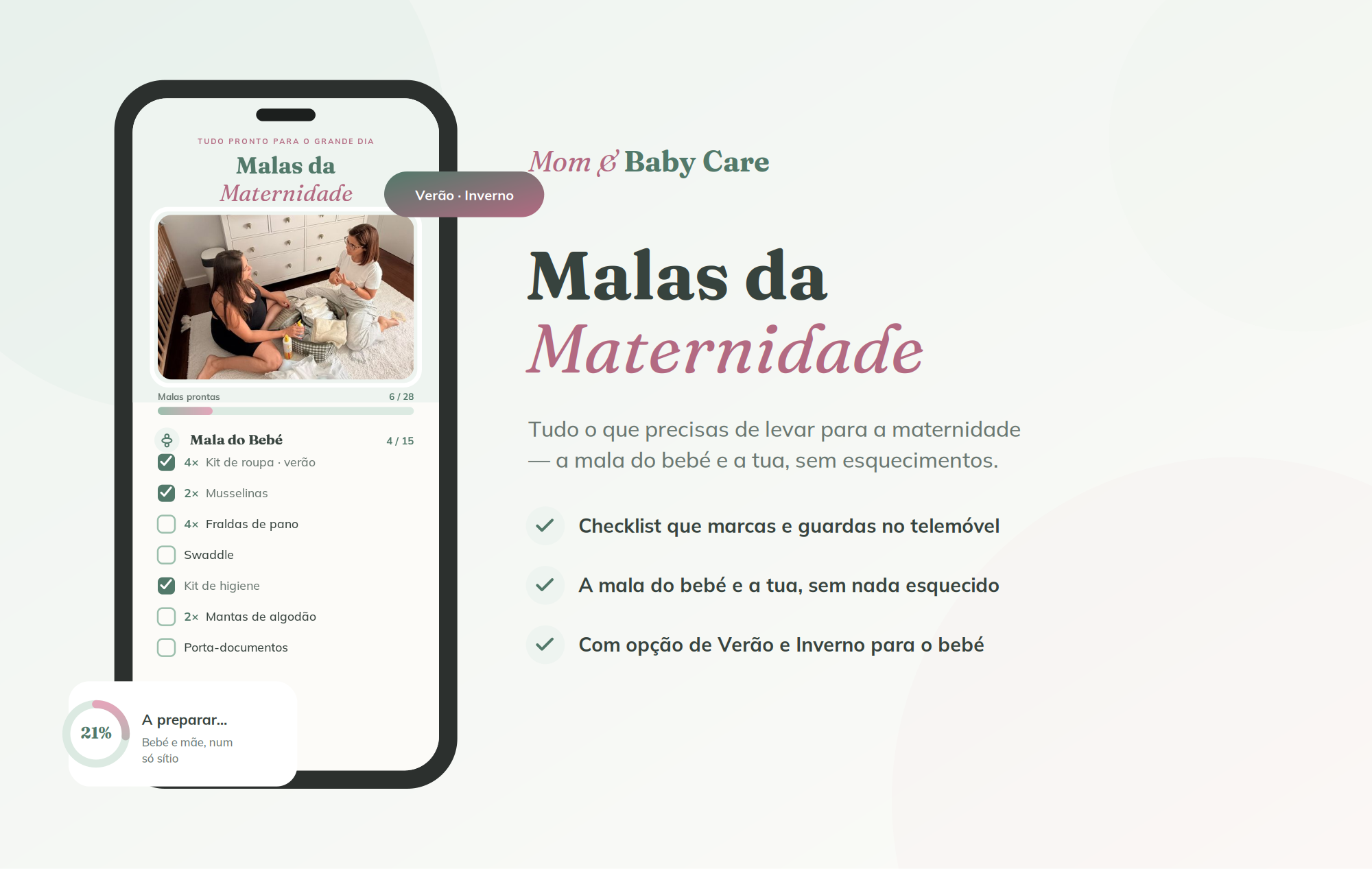 Lista de Maternidade Mom & Baby Care